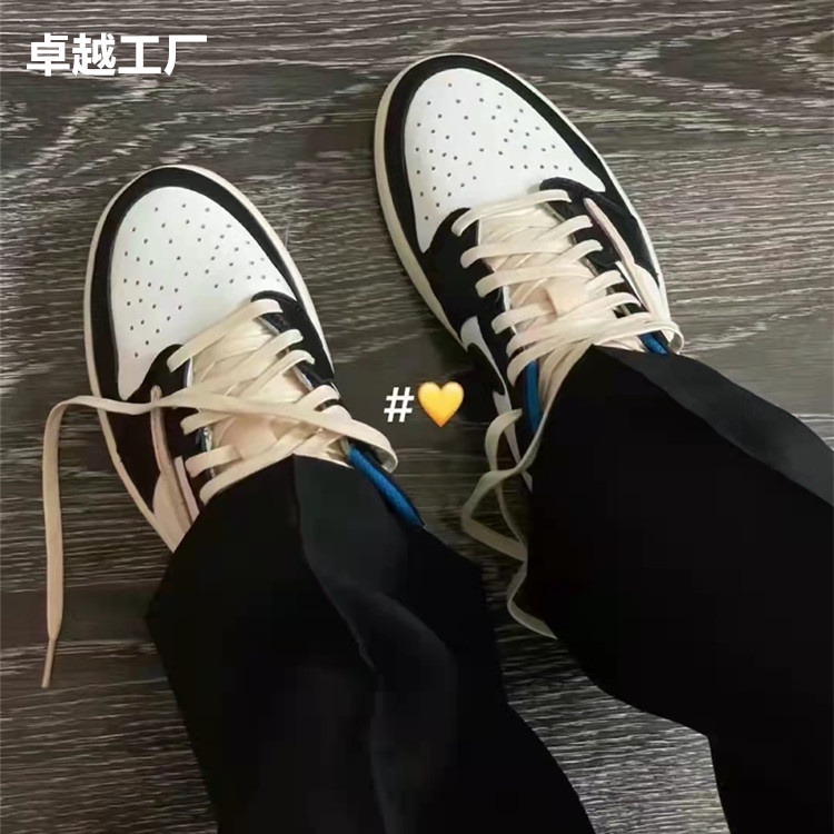 AJ1 Versi Tinggi Low-Top Hook AJ Asli Murni Sepatu buat  Putian SB Hitam  Putih Panda Pria  Sepatu O