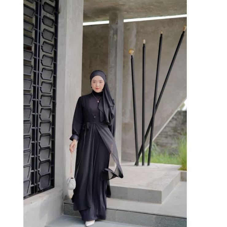 Harga Termuraah Long Cardy Laura / Long Outer/ Cardigan Bahan Ceruty Baby doll