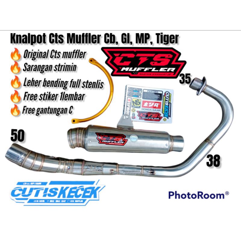 Knalpot cts muffler original  pnp cb gl mp tiger NGKER NGKER
