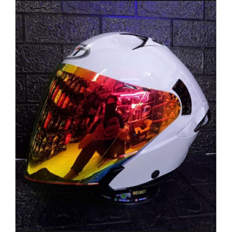 HELM KYT NFJ SOLID ASPHALGREY PAKET GANTENG TERMURAH