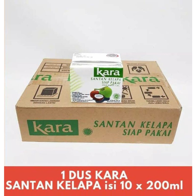 

Santan kara 200ml perdus isi 10pcs
