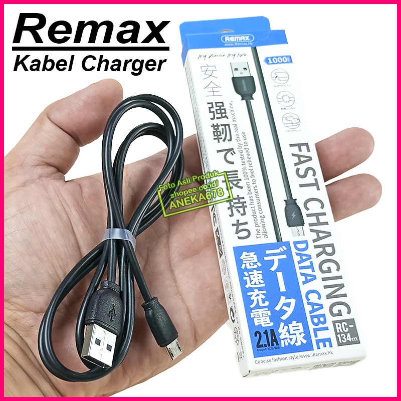 REMAX MICRO USB KABEL CHARGER DATA CABLE 100CM FAST CHARGING 2.1A