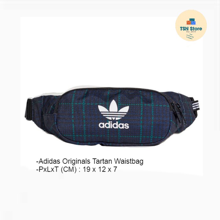 Tas Adidas Tartan Waist bag Original