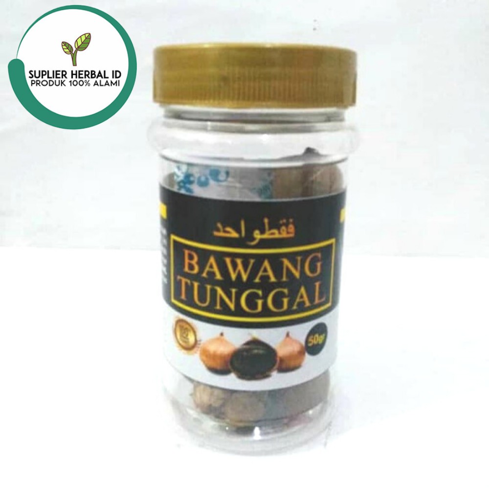 

Bawang Tunggal / Lanang 50 Gram (Black Garlic) - Bawang tunggal (lanang) 100% - Halal