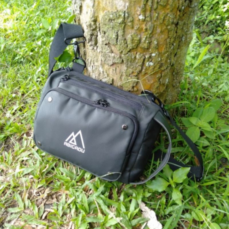 slingbag waterproof/waistbag/selempang cewek cowok multi pungsi waterproof 4 in 1 | ABIGADU