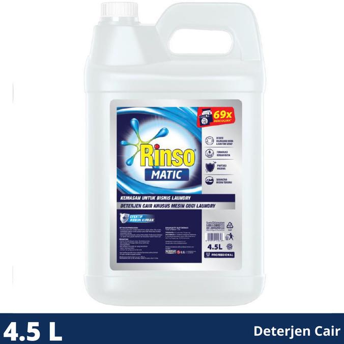 Rinso Detergent Liquid Professional Matic 5 Liter