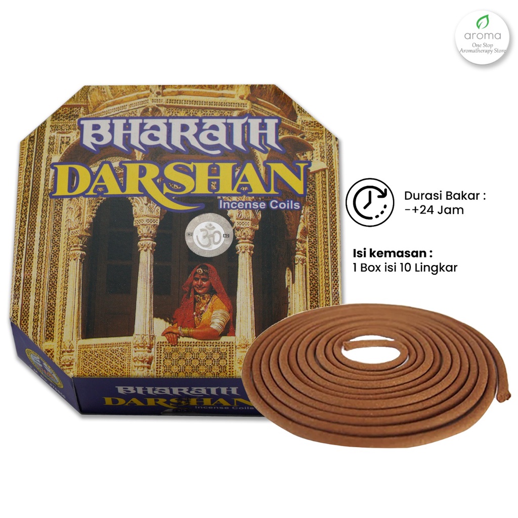 Dupa India (Aromaterapi) Coil - Bharath Darshan