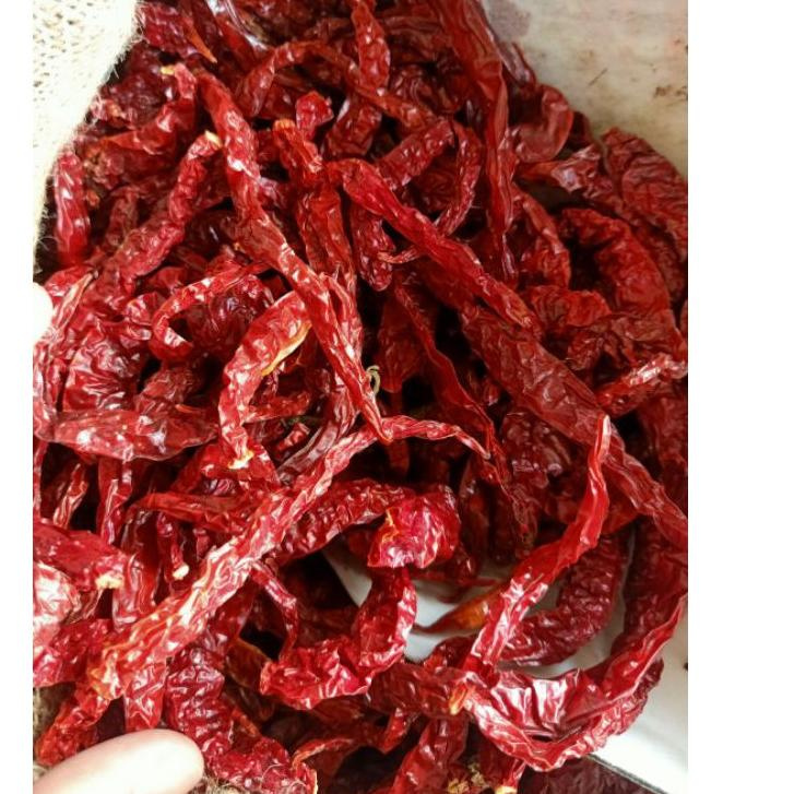 

DFE✤ Cabe Merah Kering Keriting 500Gram Setengah Kilo Fresh Warna Sangat Merah Kirim Langsung