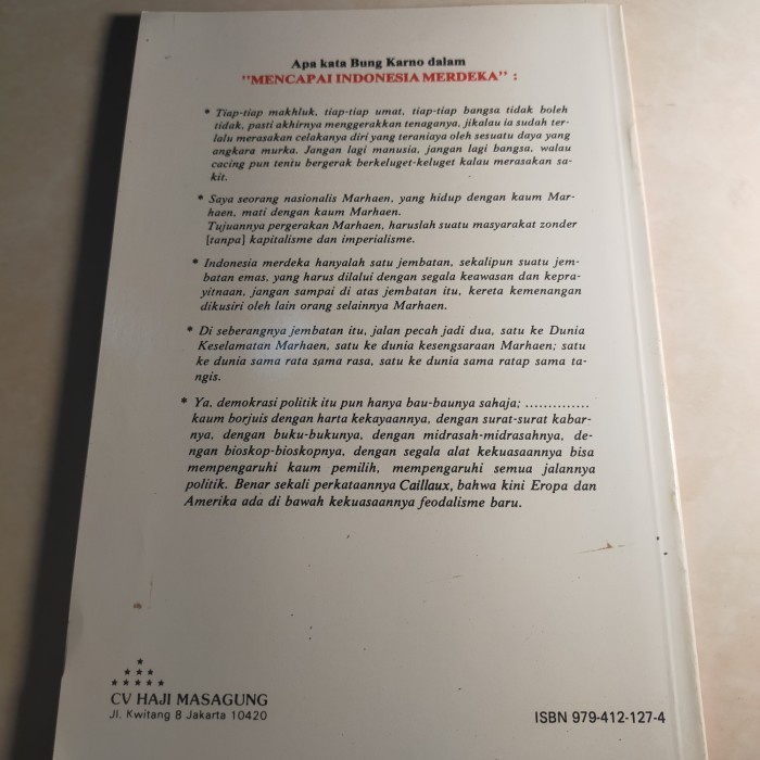 

FLASH SALE!!! SUKARNO MENCAPAI INDONESIA MERDEKA TERBARU