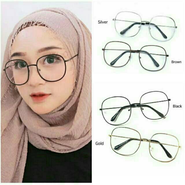 Kacamata Wanita Oval Bulat Besar yoi 1005 cl.