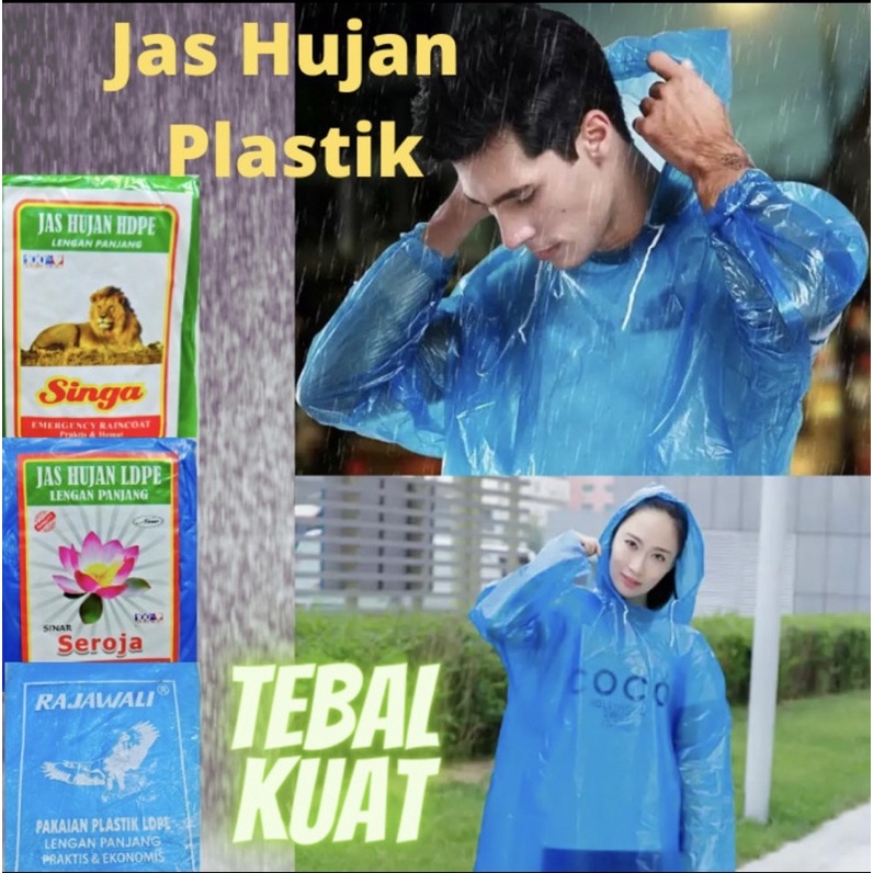 jas hujan poncho kuat dan tahan lama