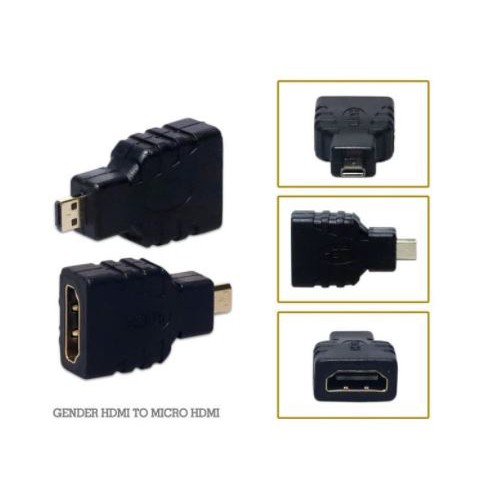 Konektor Micro hdtv male to hdtv female 1080p digital - Connector gender mini hdtv to hdtv full hd