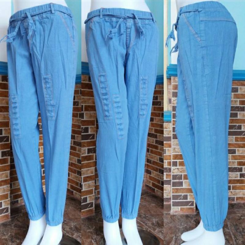 Celana Joger Jeans Wanita