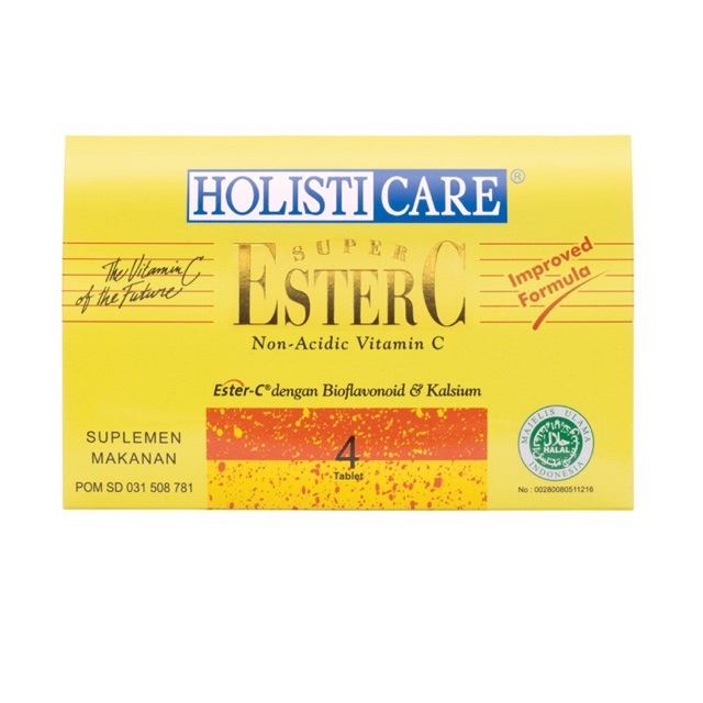 Vitamin c ester c strip isi 4tablet
