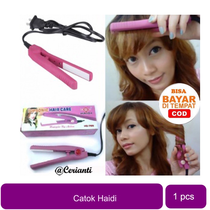 Catok Mini Haidi - Topsonic Hair Care | Catokan Rambut Mini Haidi HD-768