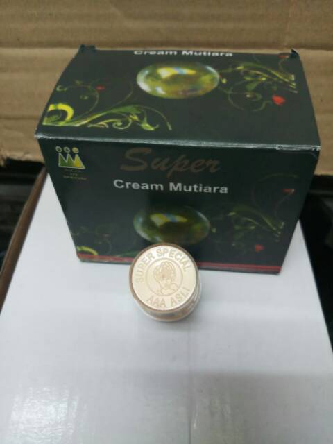 Cream Mutiara Hitam bersegel Lusinan