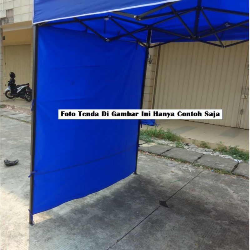 dingding atau tirai tenda lipat dan bongkar pasang 1,5x1, 5