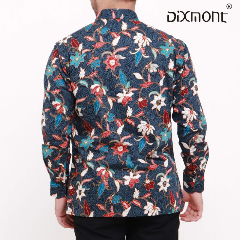 Dixmont Kemeja Pria Batik Panjang Hem BL02221