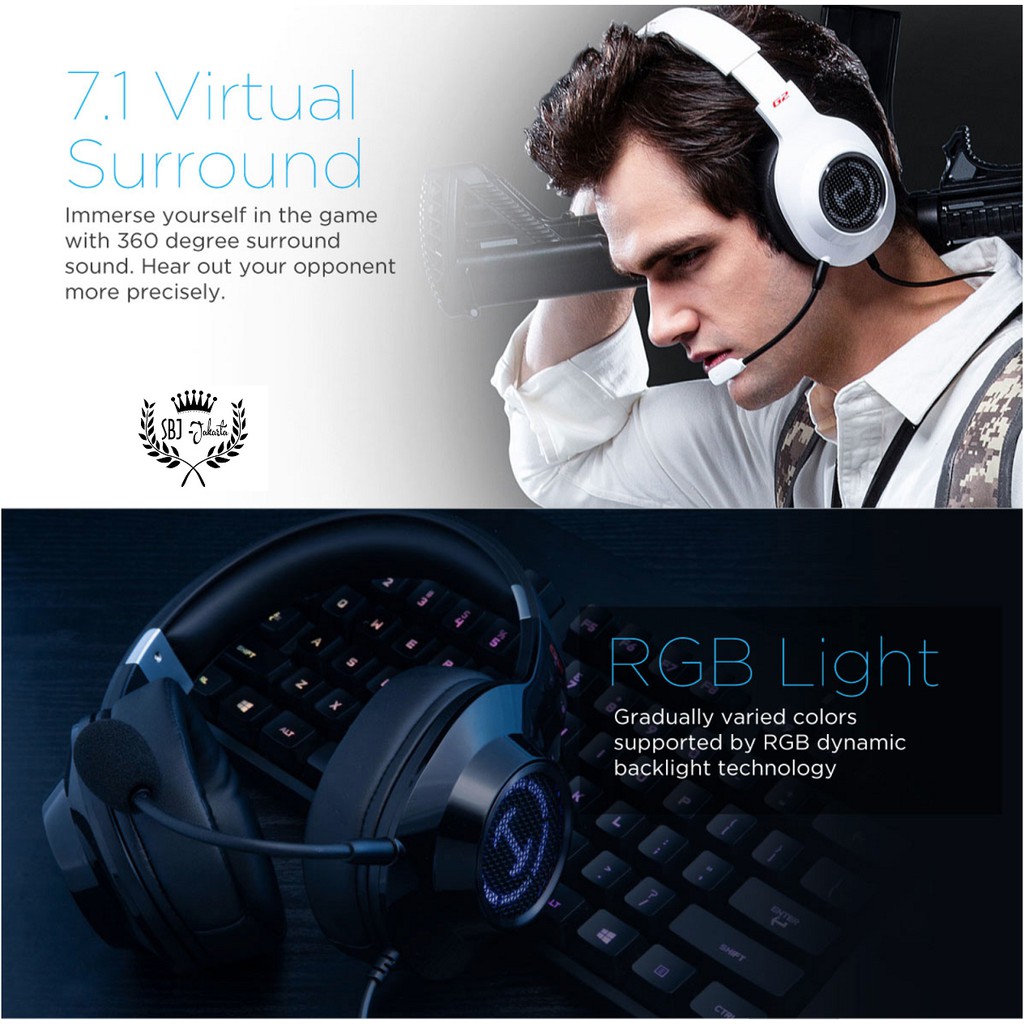 HEADPHONE HECATE G2 II G2 pro Headset Headphone gaming USB 7.1 Surround 50mm NdFeb Driver