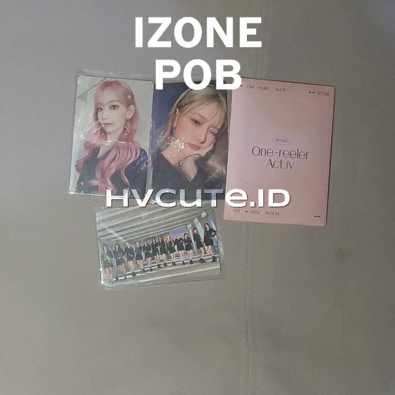 PHOTOCARD BENEFIT POB IZONE
