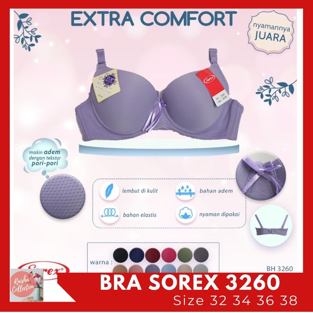 RC Sorex Bra/Bh Type 3262/3260 Full Cup Extra Comfort