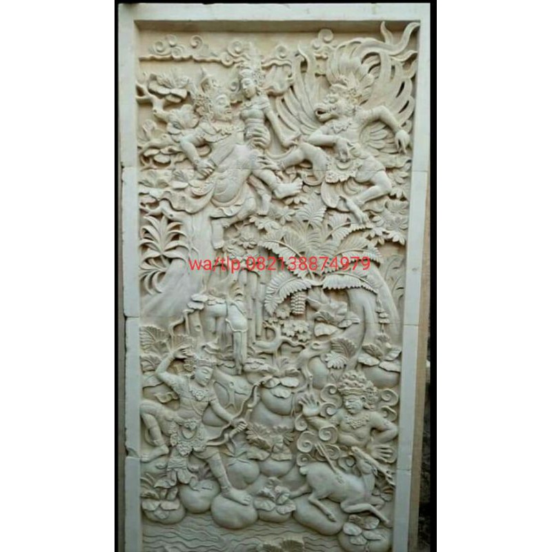 relief batu alam