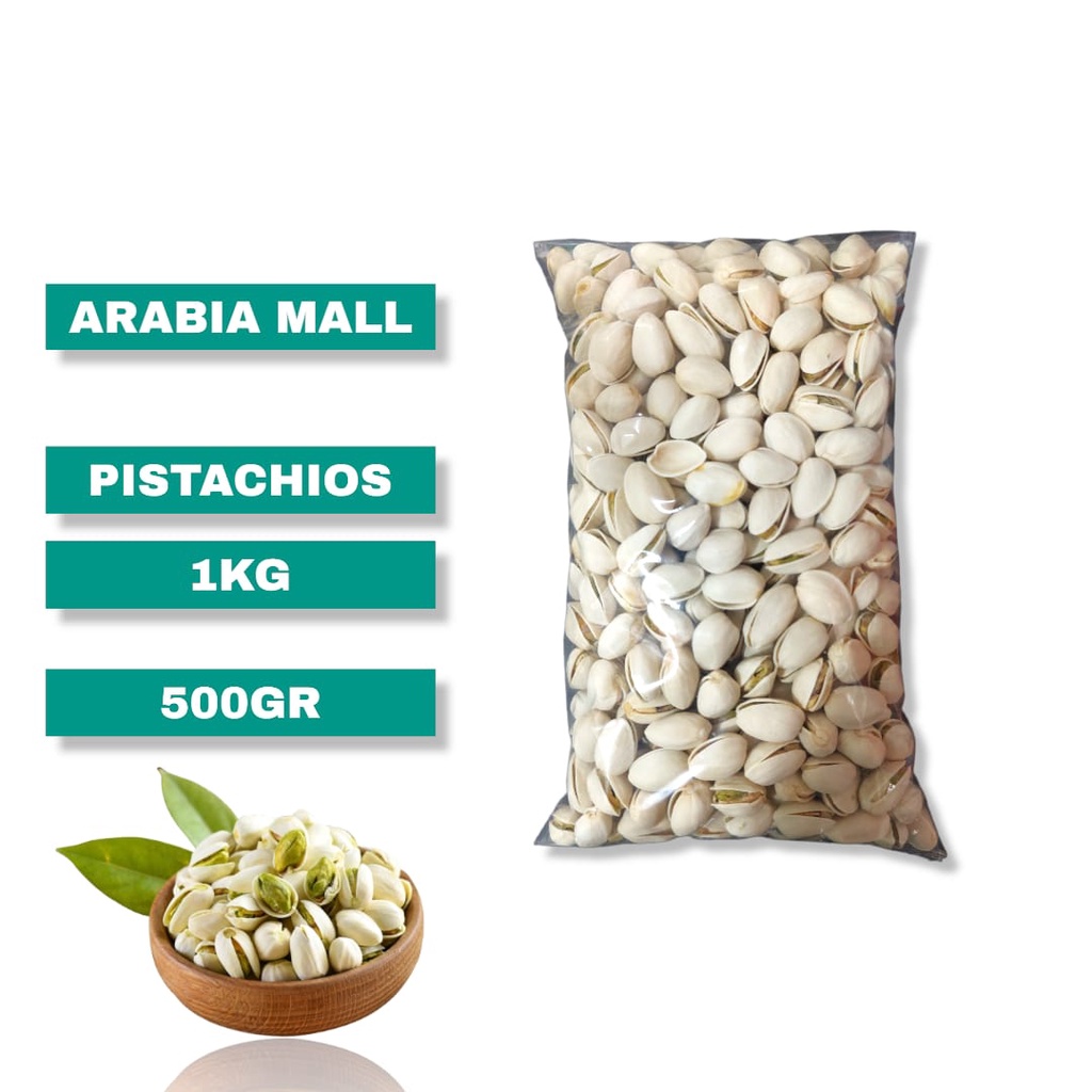 

Kacang pistacios / fustuk ukuran 1kg