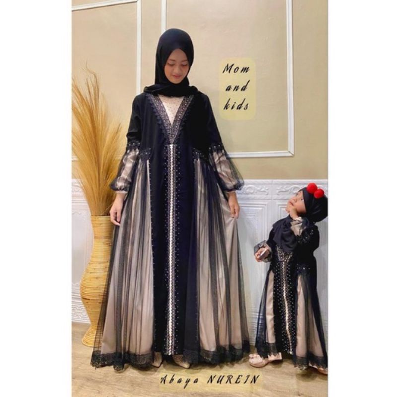 abaya couple ibu anak,