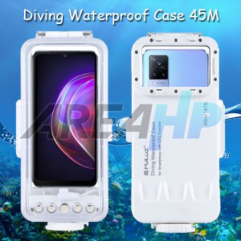 Puluz Diving Waterproof Case Casing Cover 45M Vivo V21 2021