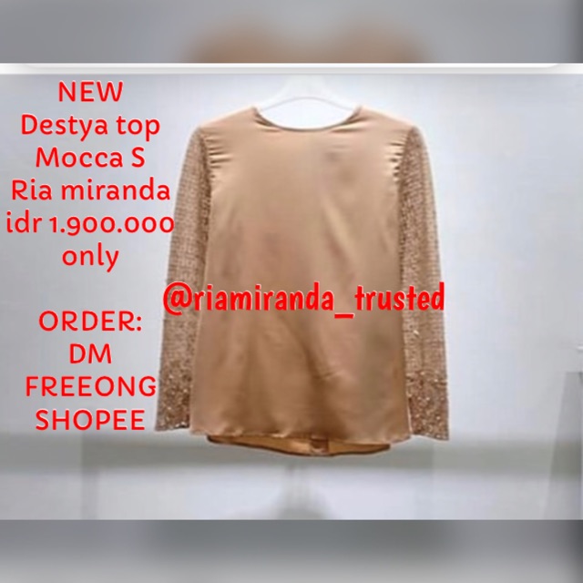 NEW destya top ria miranda