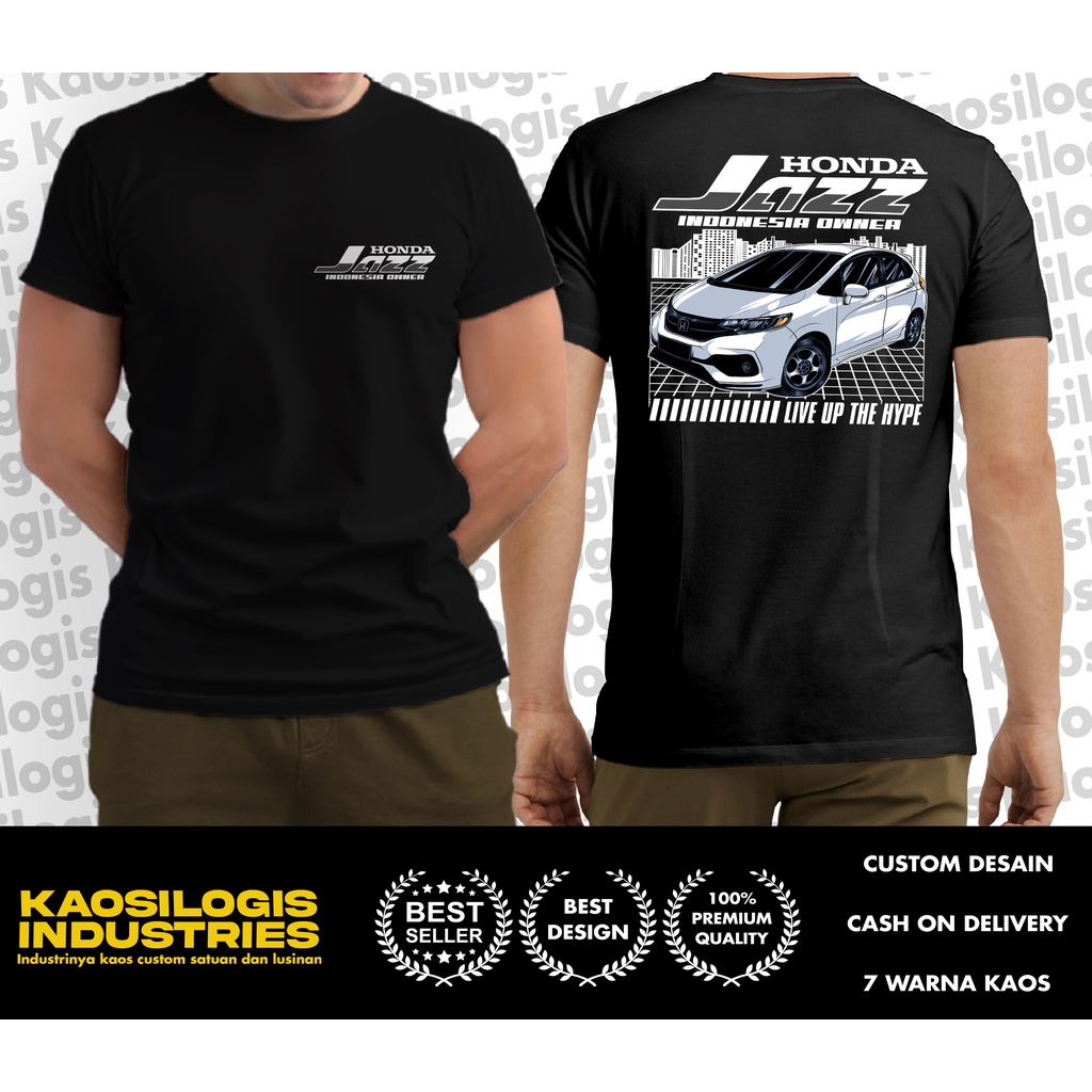 Kaos Baju Honda Jazz GK5 Owners New City Style Modifikasi Indonesia Terbaru 2022 - Kaosilogis