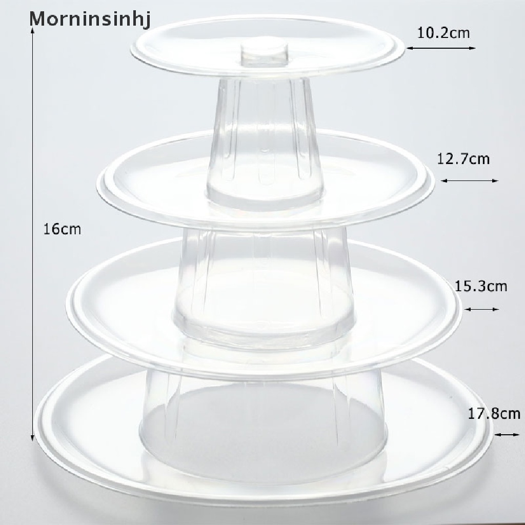 Mornin Multitiers Macaron Display Stand Cupcake Tower Rack Cake Stand Nampan PVC Kue id