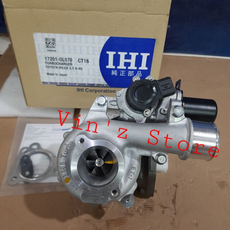 TURBO CHARGER TOYOTA FORTUNER VNT HILUX DIESEL 2.5 2KD IHI TURBO