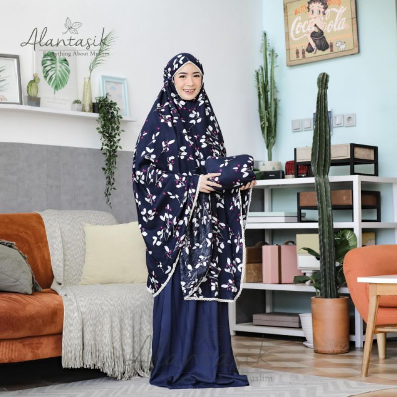 MUKENA BALI MUKENA DEWASA 2in1 RAYON MOTIF 2 in 1 R.12