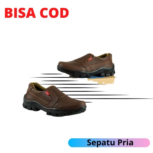 sepatu pria kasual kulit Sepatu Kerja Kasual