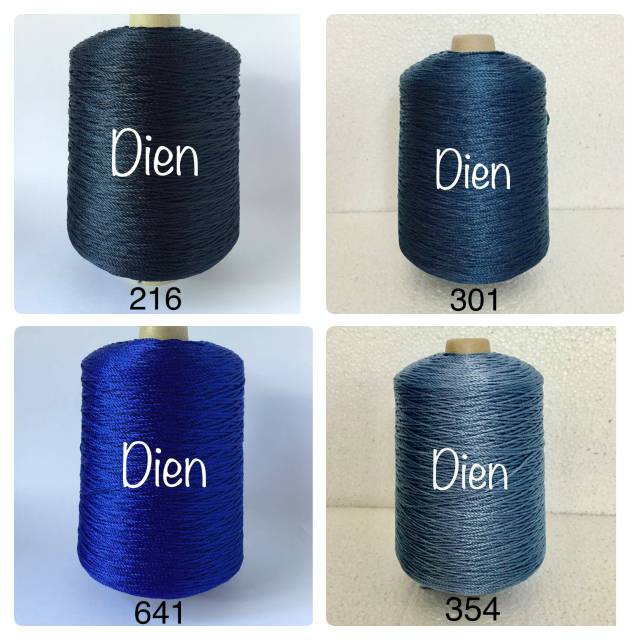 PREMIUM Benang Rajut Nilon ( Nylon ) Prolene / Monolon d27 varian warna biru