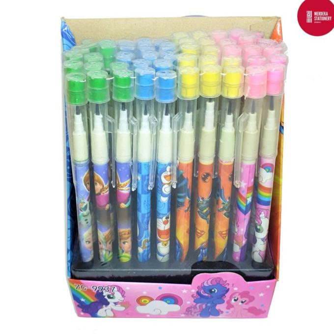 

Buruan serbu] (ISI 50)Pensil/Pencil Bensia Lantu/Cabut/Susun Model Frozen Doraemon