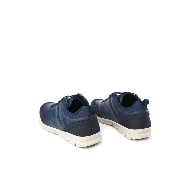 SEPATU SNEAKER PLAYBOY PRIA ORIGINAL CASUAL KULIT ASLI BIRU NAVY PL41