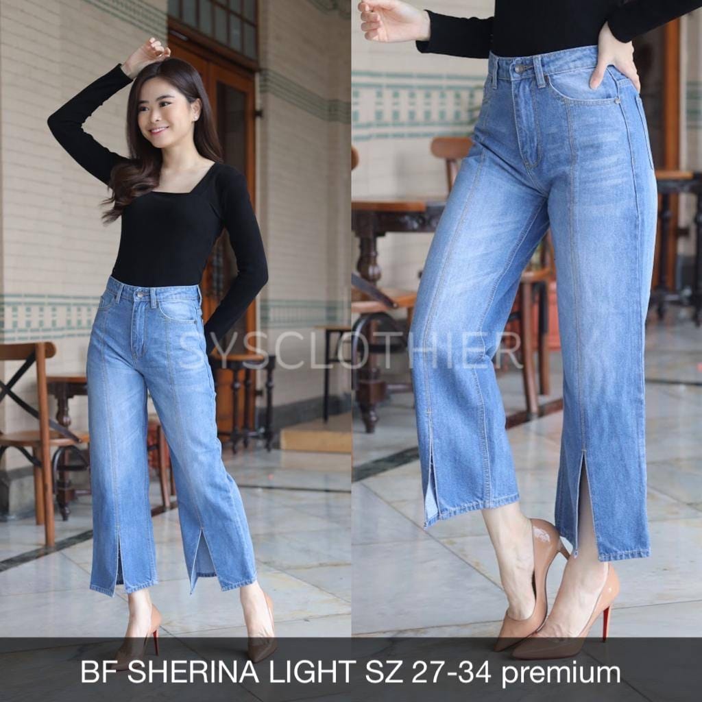 CELANA JEANS WANITA BF SHERINA SERIES-SYSCLOTHIER