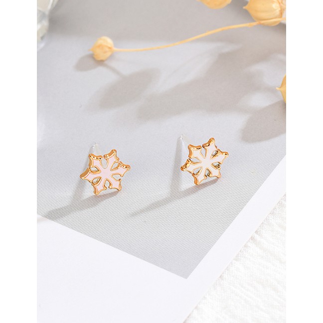 LRC Anting Set Fashion Color Christmas Earrings Earrings Set Of 6 D18702