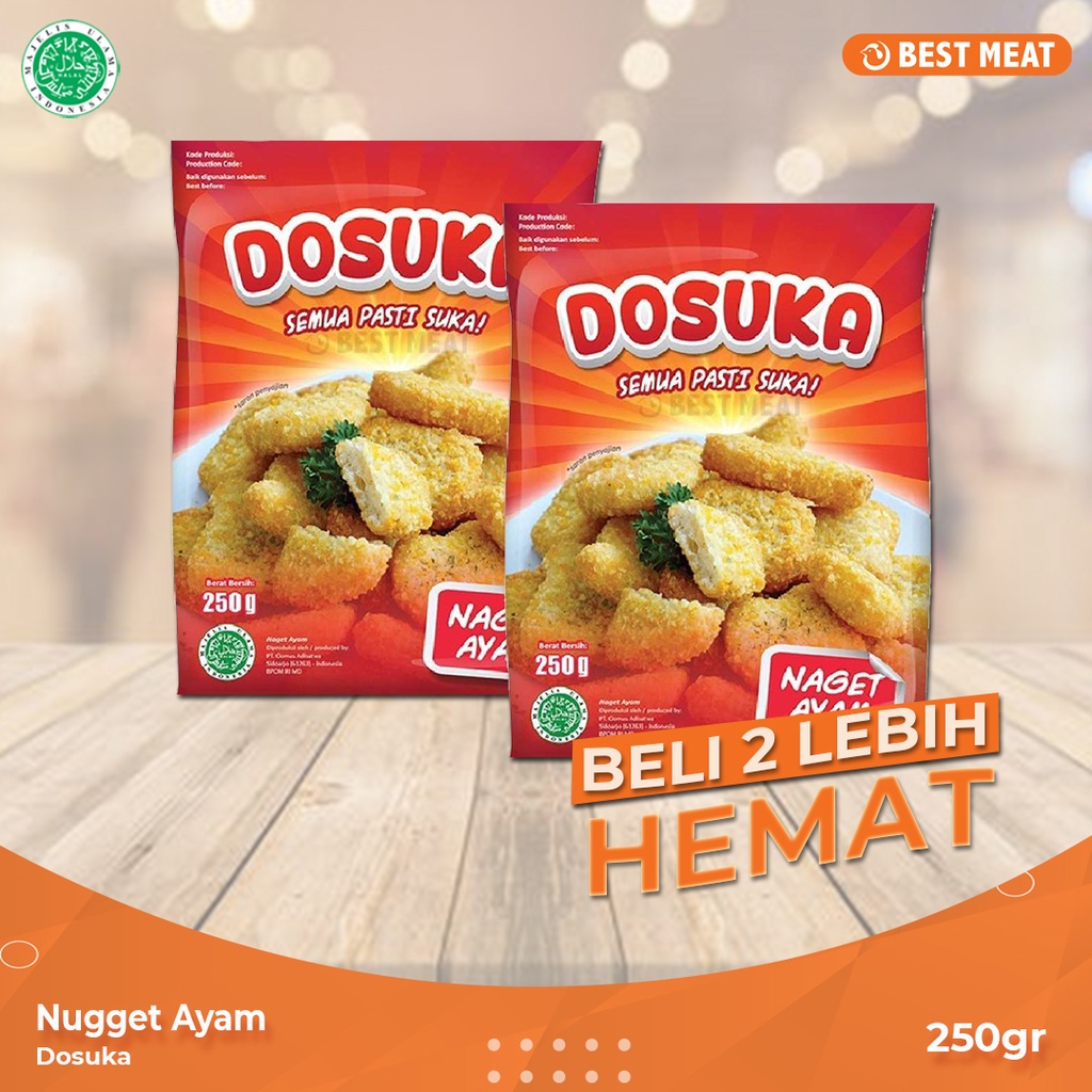 Jual Bundling Nugget Ayam Dosuka 250 Gr X 2 Pack Indonesia Shopee Indonesia