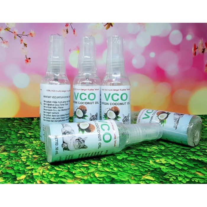 Minyak VCO Obat Jamur, Skabies, Diare, Koreng, Kucing Anjing Kelinci 60 ml