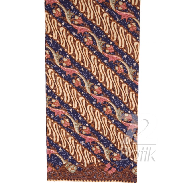 KAIN BATIK KATUN Premium Motif Parang Sulur Warna Biru Merah Hijau Coklat 727683 Cap 72 Jarik Jarit Samping Kebat Panjang Batik Katun Modern Premium Bahan Seragam Batik Pernikahan Kantor Keluarga Murah Kamen Jadi Batik Bali Lembaran