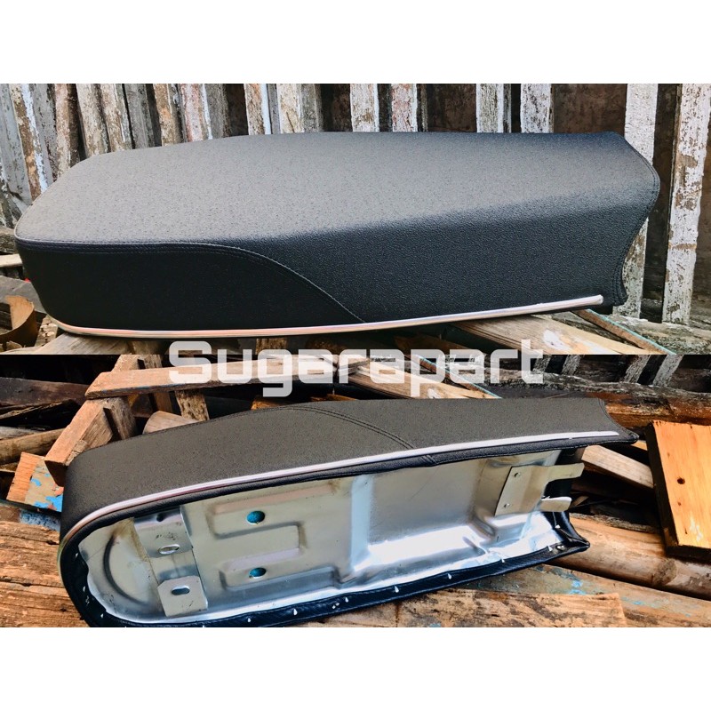 jok cb glatik jok cb100 jok cb 100 glatik spon kulit amplas new dan kulit karbon