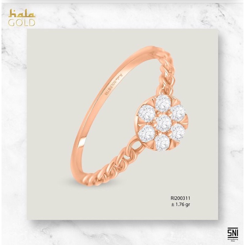 Hala Gold Cincin Terikat Collection-RI200311