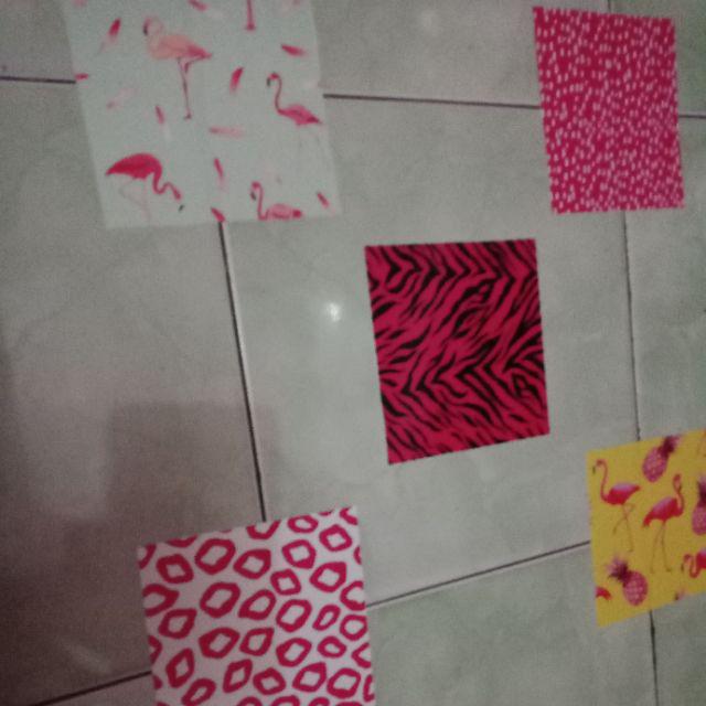 Stiker Tegel Hiasan Dinding Lantai Dapur Rumah Meja Kamar Tangga Rumah - Tg