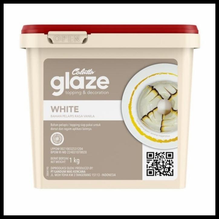 

TERBARUU!! colatta glaze white 1kg TERLARIS