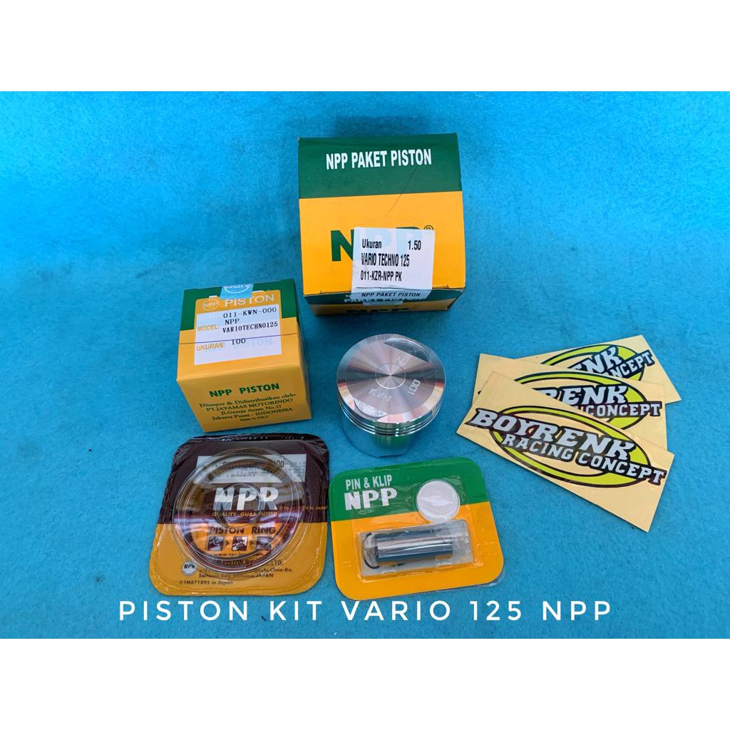 Jual PISTON KIT SEHER SEKER VARIO 125 / VARIO TECHNO 125 OVERSIZE STD