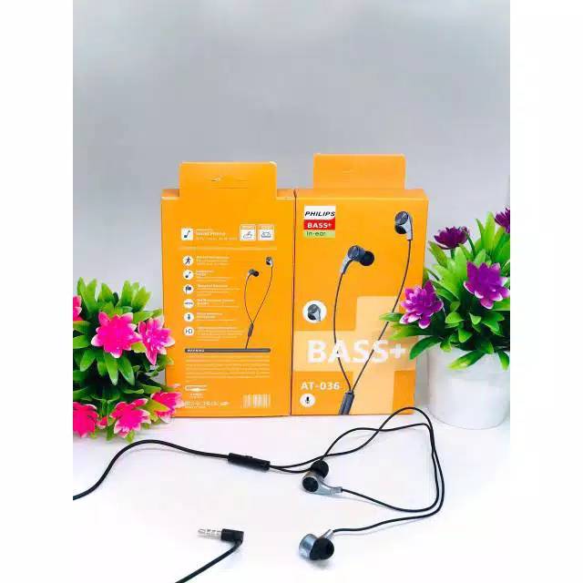 HEADSET PHILIPS BASS+ AT-036