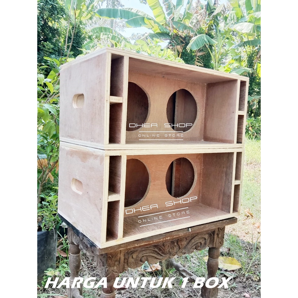 Box Speaker 6 inch SPL Audio Double